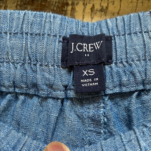 J. Crew Factory Chambray Shorts, Size S - Picture 3 of 3